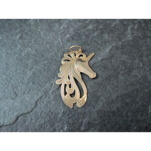 Vintage 14K Gold Unicorn Pendant